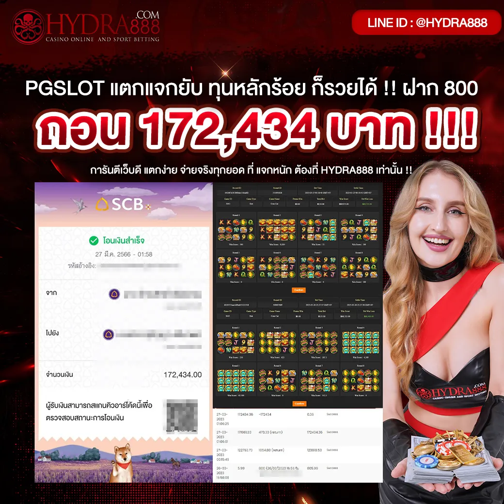 ไฮดร้า888 เครดิตฟรี