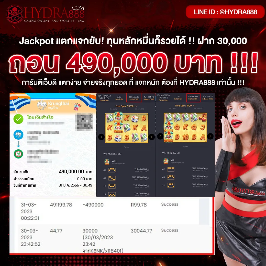 ไฮดร้า888 เครดิตฟรี